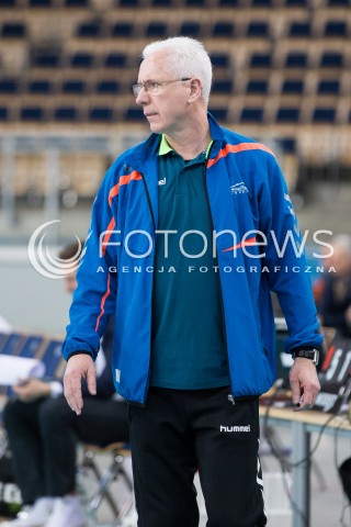  08.02.2016 LODZ SIATKOWKA ORLEN LIGA SEZON 2015/2016 WOMEN VOLLEYBALL POLISH SEASON BEEF MASTER BUDOWLANI LODZ - DEVELOPRES SKYRES RZESZOW<br />
N/Z TRENER JACEK SKROK SYLWETKA<br />
 