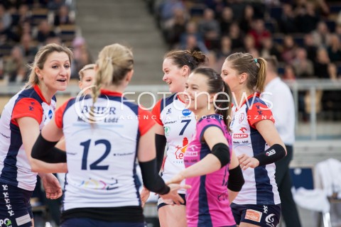  08.02.2016 LODZ SIATKOWKA ORLEN LIGA SEZON 2015/2016 WOMEN VOLLEYBALL POLISH SEASON BEEF MASTER BUDOWLANI LODZ - DEVELOPRES SKYRES RZESZOW<br />
N/Z RADOSC EMOCJE<br />
 