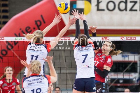  08.02.2016 LODZ SIATKOWKA ORLEN LIGA SEZON 2015/2016 WOMEN VOLLEYBALL POLISH SEASON BEEF MASTER BUDOWLANI LODZ - DEVELOPRES SKYRES RZESZOW<br />
N/Z AGATA SKIBA<br />
 