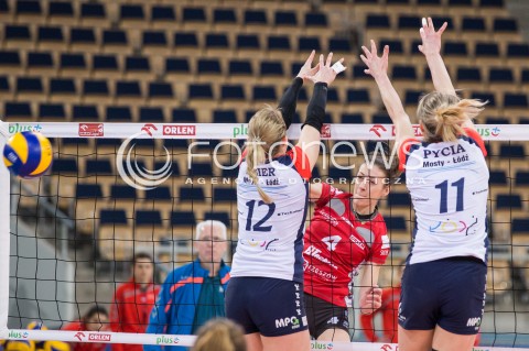  08.02.2016 LODZ SIATKOWKA ORLEN LIGA SEZON 2015/2016 WOMEN VOLLEYBALL POLISH SEASON BEEF MASTER BUDOWLANI LODZ - DEVELOPRES SKYRES RZESZOW<br />
N/Z JOANNA KAPTURSKA<br />
 