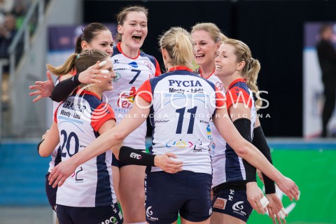  08.02.2016 LODZ SIATKOWKA ORLEN LIGA SEZON 2015/2016 WOMEN VOLLEYBALL POLISH SEASON BEEF MASTER BUDOWLANI LODZ - DEVELOPRES SKYRES RZESZOW<br />
N/Z RADOSC EMOCJE<br />
 