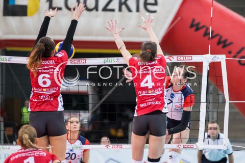  08.02.2016 LODZ SIATKOWKA ORLEN LIGA SEZON 2015/2016 WOMEN VOLLEYBALL POLISH SEASON BEEF MASTER BUDOWLANI LODZ - DEVELOPRES SKYRES RZESZOW<br />
N/Z JULIA TWARDOWSKA<br />
 