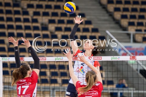  08.02.2016 LODZ SIATKOWKA ORLEN LIGA SEZON 2015/2016 WOMEN VOLLEYBALL POLISH SEASON BEEF MASTER BUDOWLANI LODZ - DEVELOPRES SKYRES RZESZOW<br />
N/Z GABRIELA POLANSKA<br />
 