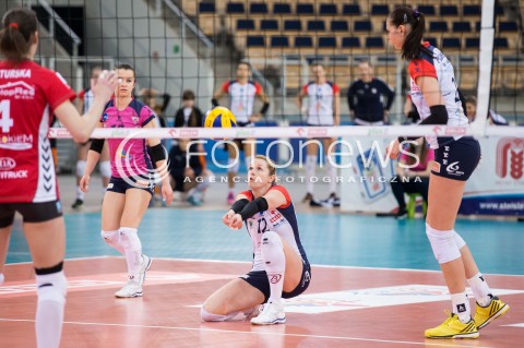  08.02.2016 LODZ SIATKOWKA ORLEN LIGA SEZON 2015/2016 WOMEN VOLLEYBALL POLISH SEASON BEEF MASTER BUDOWLANI LODZ - DEVELOPRES SKYRES RZESZOW<br />
N/Z HEIKE BEIER<br />
 