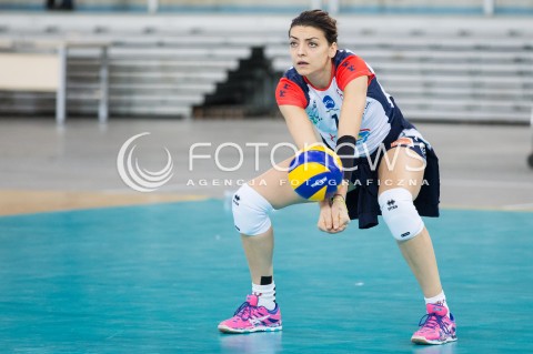  08.02.2016 LODZ SIATKOWKA ORLEN LIGA SEZON 2015/2016 WOMEN VOLLEYBALL POLISH SEASON BEEF MASTER BUDOWLANI LODZ - DEVELOPRES SKYRES RZESZOW<br />
N/Z DAIANA MURESAN SYLWETKA<br />
 
