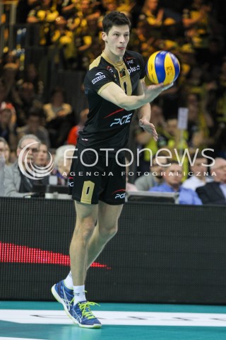  10.02.2016 RZESZOW<br />SIATKOWKA PLUSLIGA 2015/2016 MEN VOLLEYBALL POLAND POLISH PLUS LIGA LEAGUE SEASON 2015/2016<br />MECZ ASSECO RESOVIA RZESZOW - PGE SKRA BELCHATOW <br />N/Z SRECKO LISINAC SYLWETKA <br /> 