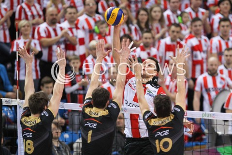  10.02.2016 RZESZOW<br />SIATKOWKA PLUSLIGA 2015/2016 MEN VOLLEYBALL POLAND POLISH PLUS LIGA LEAGUE SEASON 2015/2016<br />MECZ ASSECO RESOVIA RZESZOW - PGE SKRA BELCHATOW <br />N/Z BARTOSZ KUREK <br /> 