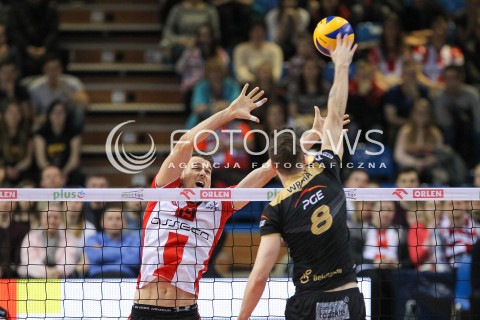  10.02.2016 RZESZOW<br />SIATKOWKA PLUSLIGA 2015/2016 MEN VOLLEYBALL POLAND POLISH PLUS LIGA LEAGUE SEASON 2015/2016<br />MECZ ASSECO RESOVIA RZESZOW - PGE SKRA BELCHATOW <br />N/Z RUSSELL HOLMES ANDRZEJ WRONA <br /> 