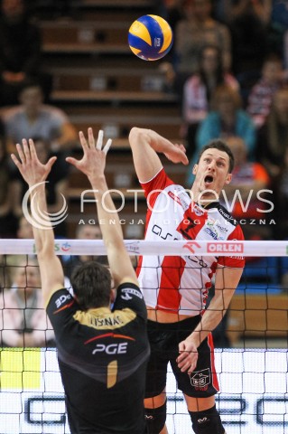  10.02.2016 RZESZOW<br />SIATKOWKA PLUSLIGA 2015/2016 MEN VOLLEYBALL POLAND POLISH PLUS LIGA LEAGUE SEASON 2015/2016<br />MECZ ASSECO RESOVIA RZESZOW - PGE SKRA BELCHATOW <br />N/Z OLIEG ACHREM ( ALEH AKHREM ) <br /> 