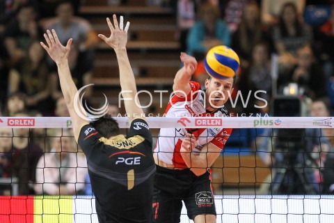  10.02.2016 RZESZOW<br />SIATKOWKA PLUSLIGA 2015/2016 MEN VOLLEYBALL POLAND POLISH PLUS LIGA LEAGUE SEASON 2015/2016<br />MECZ ASSECO RESOVIA RZESZOW - PGE SKRA BELCHATOW <br />N/Z OLIEG ACHREM ( ALEH AKHREM ) <br /> 