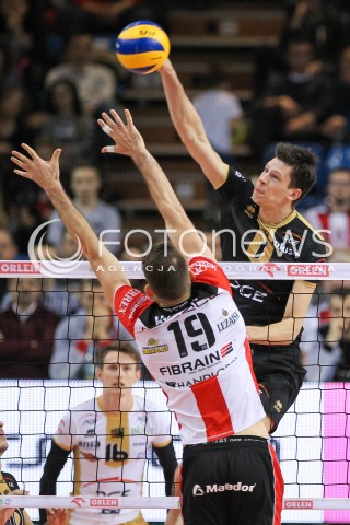  10.02.2016 RZESZOW<br />SIATKOWKA PLUSLIGA 2015/2016 MEN VOLLEYBALL POLAND POLISH PLUS LIGA LEAGUE SEASON 2015/2016<br />MECZ ASSECO RESOVIA RZESZOW - PGE SKRA BELCHATOW <br />N/Z SRECKO LISINAC <br /> 