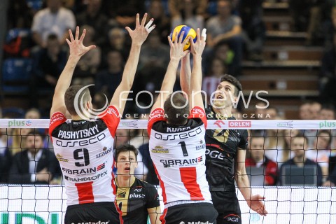  10.02.2016 RZESZOW<br />SIATKOWKA PLUSLIGA 2015/2016 MEN VOLLEYBALL POLAND POLISH PLUS LIGA LEAGUE SEASON 2015/2016<br />MECZ ASSECO RESOVIA RZESZOW - PGE SKRA BELCHATOW <br />N/Z FACUNDO CONTE DMYTRO PASHYTSKYY ( PASZYCKI ) BARTOSZ KUREK <br /> 