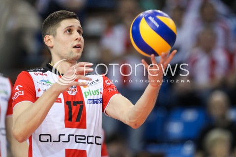  10.02.2016 RZESZOW<br />SIATKOWKA PLUSLIGA 2015/2016 MEN VOLLEYBALL POLAND POLISH PLUS LIGA LEAGUE SEASON 2015/2016<br />MECZ ASSECO RESOVIA RZESZOW - PGE SKRA BELCHATOW <br />N/Z NIKOLAY PENCHEV ( NIKOLAJ PENCZEW ) SYLWETKA <br /> 