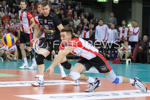  10.02.2016 RZESZOW<br />SIATKOWKA PLUSLIGA 2015/2016 MEN VOLLEYBALL POLAND POLISH PLUS LIGA LEAGUE SEASON 2015/2016<br />MECZ ASSECO RESOVIA RZESZOW - PGE SKRA BELCHATOW <br />N/Z THOMAS JAESCHKE KRZYSZTOF IGNACZAK <br /> 
