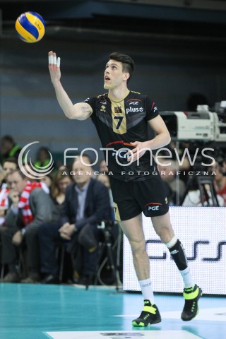  10.02.2016 RZESZOW<br />SIATKOWKA PLUSLIGA 2015/2016 MEN VOLLEYBALL POLAND POLISH PLUS LIGA LEAGUE SEASON 2015/2016<br />MECZ ASSECO RESOVIA RZESZOW - PGE SKRA BELCHATOW <br />N/Z FACUNDO CONTE SYLWETKA <br /> 