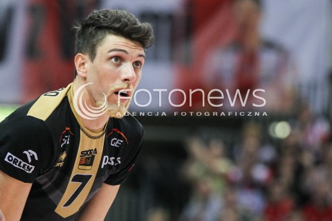  10.02.2016 RZESZOW<br />SIATKOWKA PLUSLIGA 2015/2016 MEN VOLLEYBALL POLAND POLISH PLUS LIGA LEAGUE SEASON 2015/2016<br />MECZ ASSECO RESOVIA RZESZOW - PGE SKRA BELCHATOW <br />N/Z FACUNDO CONTE SYLWETKA <br /> 