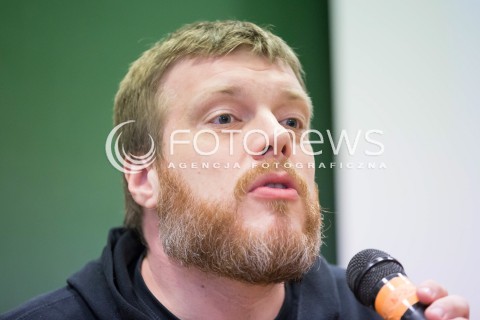  13.02.2016 LODZ<br />WIZYTA LIDERA PARTII RAZEM ADRIANA ZANBERGA W LODZKIEJ AKADEMI HUMANISTYCZNO EKONOMICZNEJ<br />N/Z ADRIAN ZANBERG<br /> 