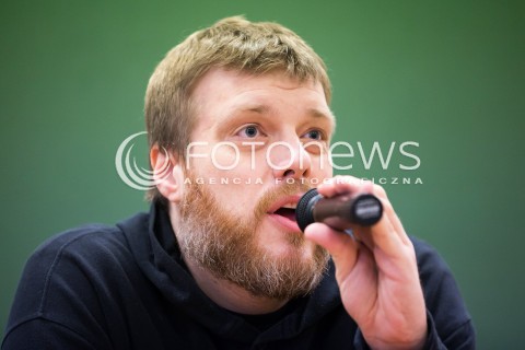  13.02.2016 LODZ<br />WIZYTA LIDERA PARTII RAZEM ADRIANA ZANBERGA W LODZKIEJ AKADEMI HUMANISTYCZNO EKONOMICZNEJ<br />N/Z ADRIAN ZANBERG<br /> 