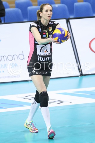  13.02.2016 RZESZOW <br />SIATKOWKA ORLEN LIGA 2015/2016 <br />WOMEN VOLLEYBALL POLAND POLISH ORLENLIGA LEAGUE SEASON 2015/2016 <br />MECZ DEVELOPRES SKYRES RZESZOW - BKS ALUPROF PROFI CREDIT BIELSKO - BIALA<br />N/Z HELENA HORKA SYLWETKA <br /> 