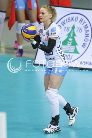  13.02.2016 RZESZOW <br />SIATKOWKA ORLEN LIGA 2015/2016 <br />WOMEN VOLLEYBALL POLAND POLISH ORLENLIGA LEAGUE SEASON 2015/2016 <br />MECZ DEVELOPRES SKYRES RZESZOW - BKS ALUPROF PROFI CREDIT BIELSKO - BIALA<br />N/Z EWA CABAJEWSKA SYLWETKA <br /> 