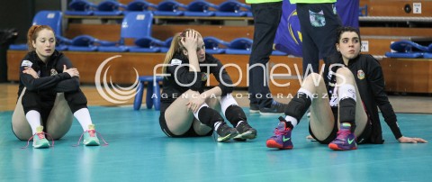  13.02.2016 RZESZOW <br />SIATKOWKA ORLEN LIGA 2015/2016 <br />WOMEN VOLLEYBALL POLAND POLISH ORLENLIGA LEAGUE SEASON 2015/2016 <br />MECZ DEVELOPRES SKYRES RZESZOW - BKS ALUPROF PROFI CREDIT BIELSKO - BIALA<br />N/Z EMILIA MUCHA SMUTEK PORAZKA PRZEGRANA ZAWODNICZEK ALUPROF BIELSKO BIALA<br /> 