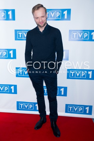  15.02.2016 WARSZAWA<br />PREZENTACJA RAMOWKI WIOSENNEJ TVP<br />N/Z MACIEJ MIKOLAJCZYK <br /> 