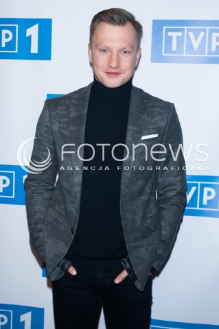  15.02.2016 WARSZAWA<br />PREZENTACJA RAMOWKI WIOSENNEJ TVP<br />N/Z JAKUB WESOLOWSKI<br /> 