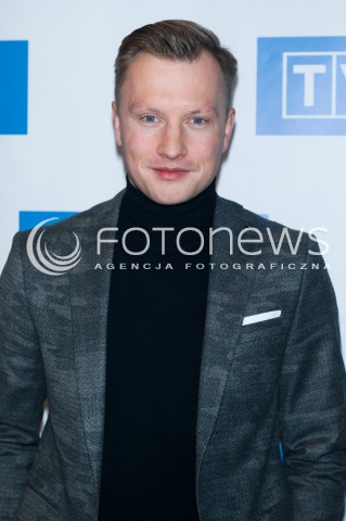  15.02.2016 WARSZAWA<br />PREZENTACJA RAMOWKI WIOSENNEJ TVP<br />N/Z JAKUB WESOLOWSKI<br /> 