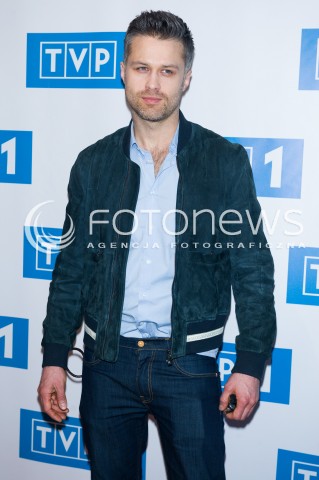  15.02.2016 WARSZAWA<br />PREZENTACJA RAMOWKI WIOSENNEJ TVP<br />N/Z MACIEJ ZAKOSCIELNY<br /> 