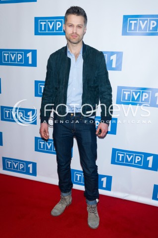  15.02.2016 WARSZAWA<br />PREZENTACJA RAMOWKI WIOSENNEJ TVP<br />N/Z MACIEJ ZAKOSCIELNY<br /> 