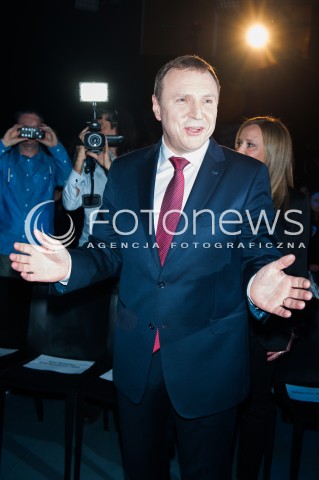  15.02.2016 WARSZAWA<br />PREZENTACJA RAMOWKI WIOSENNEJ TVP<br />N/Z PREZES TVP JACEK KURSKI<br /> 