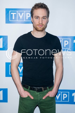  15.02.2016 WARSZAWA<br />PREZENTACJA RAMOWKI WIOSENNEJ TVP<br />N/Z MATEUSZ JANICKI<br /> 