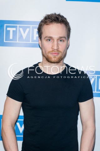  15.02.2016 WARSZAWA<br />PREZENTACJA RAMOWKI WIOSENNEJ TVP<br />N/Z MATEUSZ JANICKI<br /> 