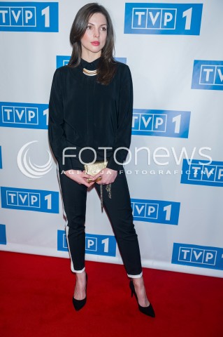  15.02.2016 WARSZAWA<br />PREZENTACJA RAMOWKI WIOSENNEJ TVP<br />N/Z KAROLINA GORCZYCA<br /> 