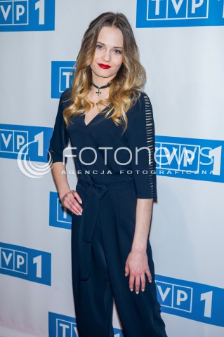  15.02.2016 WARSZAWA<br />PREZENTACJA RAMOWKI WIOSENNEJ TVP<br />N/Z KATARZYNA SAWCZUK<br /> 