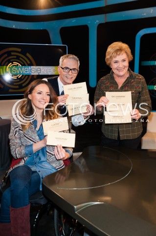  16.02.2016 WARSZAWA<br />PROGRAM SWIAT SIE KRECI <br />N/Z TERESA LIPOWSKA ROBERT JANOWSKI MONIKA KUSZYNSKA<br /> 