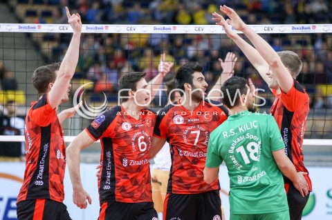  17.02.2016 LODZ POLAND<br />
SIATKOWKA LIGA MISTRZOW MEN CEV VOLLEYBALL CHAMPIONS LEAGUE 2015/2016<br />
MATCH PGE SKRA BELCHATOW - ZIRAAT BANKASI ANKARA<br />
N/Z RADOSC EMOCJE<br />
 