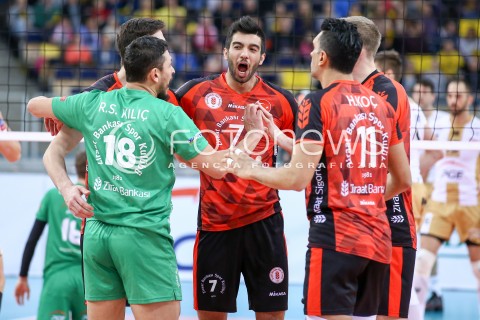  17.02.2016 LODZ POLAND<br />
SIATKOWKA LIGA MISTRZOW MEN CEV VOLLEYBALL CHAMPIONS LEAGUE 2015/2016<br />
MATCH PGE SKRA BELCHATOW - ZIRAAT BANKASI ANKARA<br />
N/Z RADOSC EMOCJE<br />
 