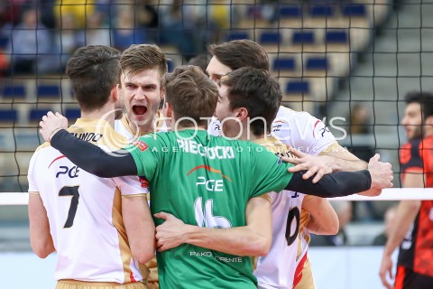  17.02.2016 LODZ POLAND<br />
SIATKOWKA LIGA MISTRZOW MEN CEV VOLLEYBALL CHAMPIONS LEAGUE 2015/2016<br />
MATCH PGE SKRA BELCHATOW - ZIRAAT BANKASI ANKARA<br />
N/Z RADOSC EMOCJE<br />
 