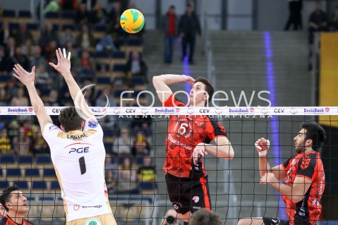  17.02.2016 LODZ POLAND<br />
SIATKOWKA LIGA MISTRZOW MEN CEV VOLLEYBALL CHAMPIONS LEAGUE 2015/2016<br />
MATCH PGE SKRA BELCHATOW - ZIRAAT BANKASI ANKARA<br />
N/Z ALEXANDRE FERREIRA<br />
 