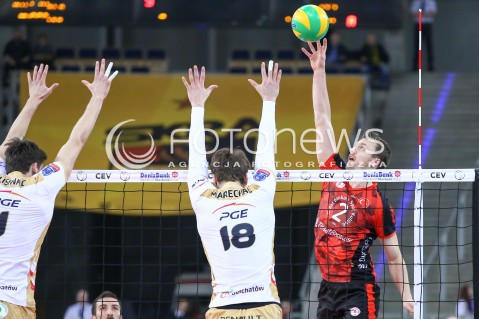  17.02.2016 LODZ POLAND<br />
SIATKOWKA LIGA MISTRZOW MEN CEV VOLLEYBALL CHAMPIONS LEAGUE 2015/2016<br />
MATCH PGE SKRA BELCHATOW - ZIRAAT BANKASI ANKARA<br />
N/Z JEROEN RAUWERDINK<br />
 