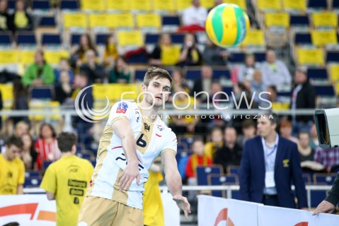  17.02.2016 LODZ POLAND<br />
SIATKOWKA LIGA MISTRZOW MEN CEV VOLLEYBALL CHAMPIONS LEAGUE 2015/2016<br />
MATCH PGE SKRA BELCHATOW - ZIRAAT BANKASI ANKARA<br />
N/Z KAROL KLOS<br />
 