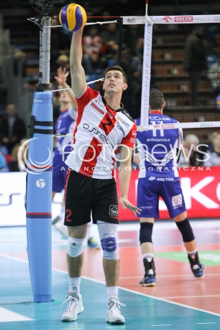  20.02.2016 RZESZOW <br />SIATKOWKA PLUS LIGA 2015/2016 MEN VOLLEYBALL POLAND POLISH PLUSLIGA LEAGUE SEASON 2015/2016 <br />MECZ ASSECO RESOVIA RZESZOW - LUCZNICZKA BYDGOSZCZ <br />N/Z THOMAS JAESCHKE SYLWETKA <br /> 