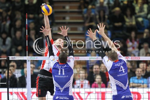  20.02.2016 RZESZOW <br />SIATKOWKA PLUS LIGA 2015/2016 MEN VOLLEYBALL POLAND POLISH PLUSLIGA LEAGUE SEASON 2015/2016 <br />MECZ ASSECO RESOVIA RZESZOW - LUCZNICZKA BYDGOSZCZ <br />N/Z BARTOSZ KUREK <br /> 