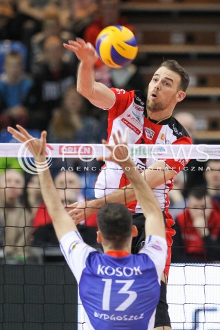  20.02.2016 RZESZOW <br />SIATKOWKA PLUS LIGA 2015/2016 MEN VOLLEYBALL POLAND POLISH PLUSLIGA LEAGUE SEASON 2015/2016 <br />MECZ ASSECO RESOVIA RZESZOW - LUCZNICZKA BYDGOSZCZ <br />N/Z RUSSELL HOLMES <br /> 