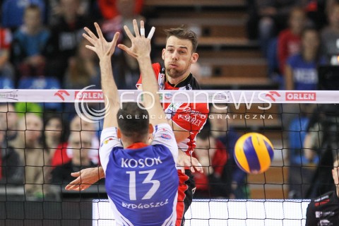  20.02.2016 RZESZOW <br />SIATKOWKA PLUS LIGA 2015/2016 MEN VOLLEYBALL POLAND POLISH PLUSLIGA LEAGUE SEASON 2015/2016 <br />MECZ ASSECO RESOVIA RZESZOW - LUCZNICZKA BYDGOSZCZ <br />N/Z RUSSELL HOLMES <br /> 