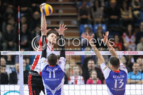  20.02.2016 RZESZOW <br />SIATKOWKA PLUS LIGA 2015/2016 MEN VOLLEYBALL POLAND POLISH PLUSLIGA LEAGUE SEASON 2015/2016 <br />MECZ ASSECO RESOVIA RZESZOW - LUCZNICZKA BYDGOSZCZ <br />N/Z BARTOSZ KUREK <br /> 