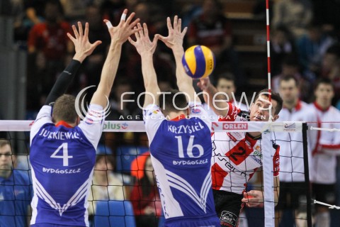  20.02.2016 RZESZOW <br />SIATKOWKA PLUS LIGA 2015/2016 MEN VOLLEYBALL POLAND POLISH PLUSLIGA LEAGUE SEASON 2015/2016 <br />MECZ ASSECO RESOVIA RZESZOW - LUCZNICZKA BYDGOSZCZ <br />N/Z THOMAS JAESCHKE <br /> 