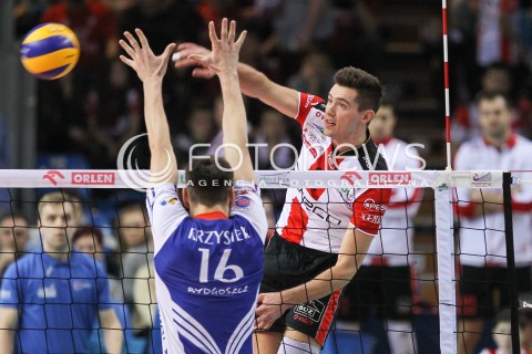  20.02.2016 RZESZOW <br />SIATKOWKA PLUS LIGA 2015/2016 MEN VOLLEYBALL POLAND POLISH PLUSLIGA LEAGUE SEASON 2015/2016 <br />MECZ ASSECO RESOVIA RZESZOW - LUCZNICZKA BYDGOSZCZ <br />N/Z THOMAS JAESCHKE <br /> 