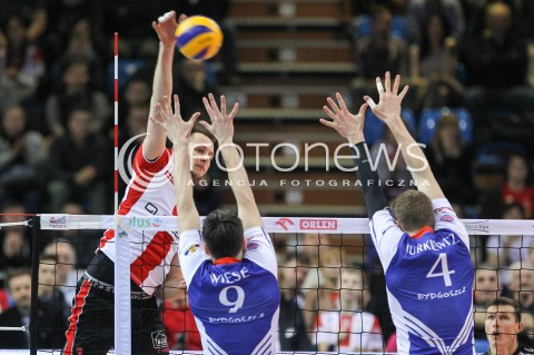  20.02.2016 RZESZOW <br />SIATKOWKA PLUS LIGA 2015/2016 MEN VOLLEYBALL POLAND POLISH PLUSLIGA LEAGUE SEASON 2015/2016 <br />MECZ ASSECO RESOVIA RZESZOW - LUCZNICZKA BYDGOSZCZ <br />N/Z BARTOSZ KUREK <br /> 